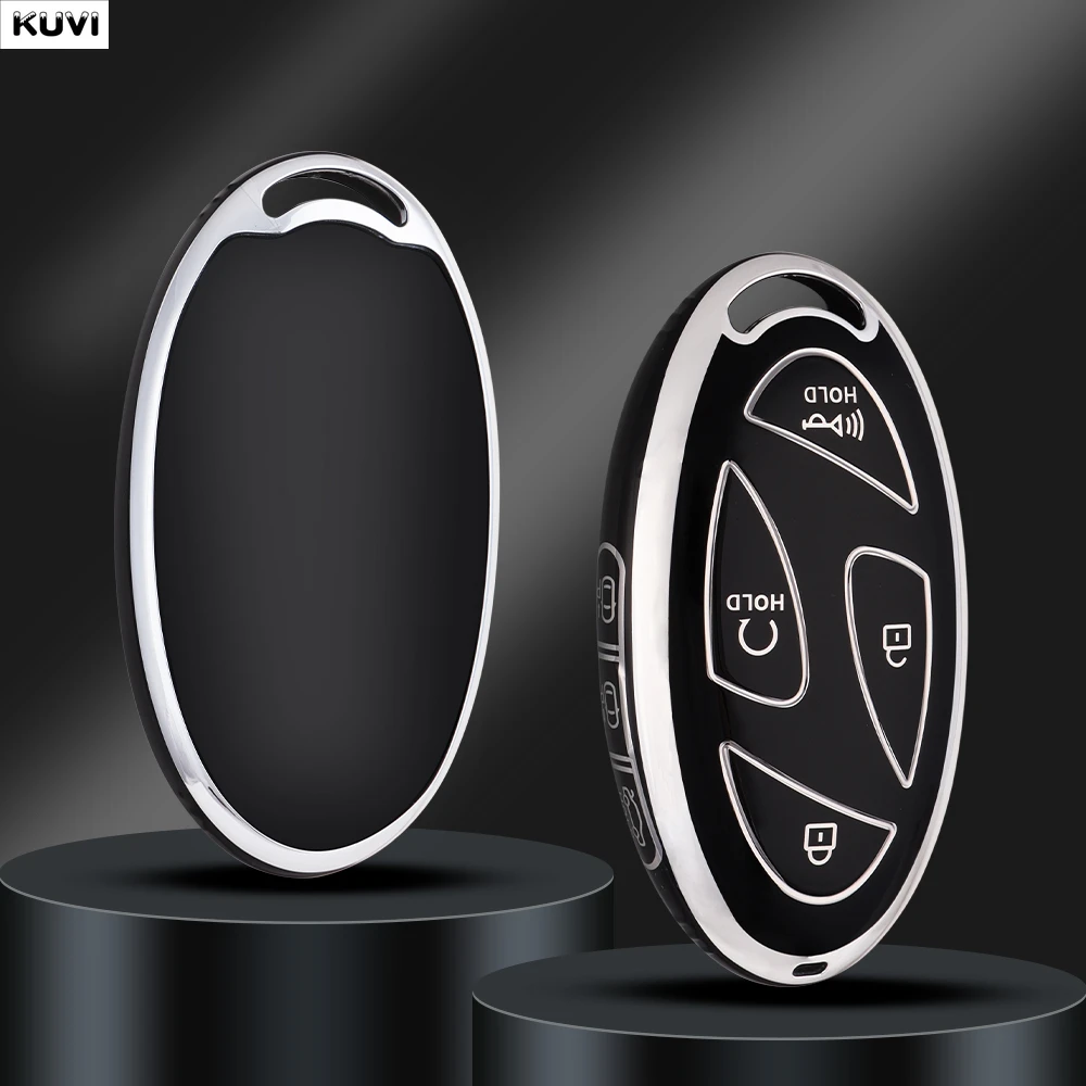 

TPU Style Car Remote Key Case Cover Shell For Hyundai IONIQ 6 New Grand Prix GN7 Kona 5 7 Buttons Protected Fob Holder Keyless