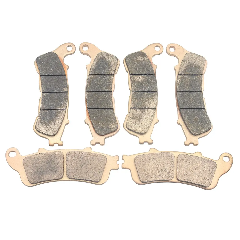 Copper sintering Front Rear Brake Pads For Honda NT700 Deauville 2006-2013 XL 1000 Varadero Non ABS 2007-2011 XL1000 ABS 2004-11