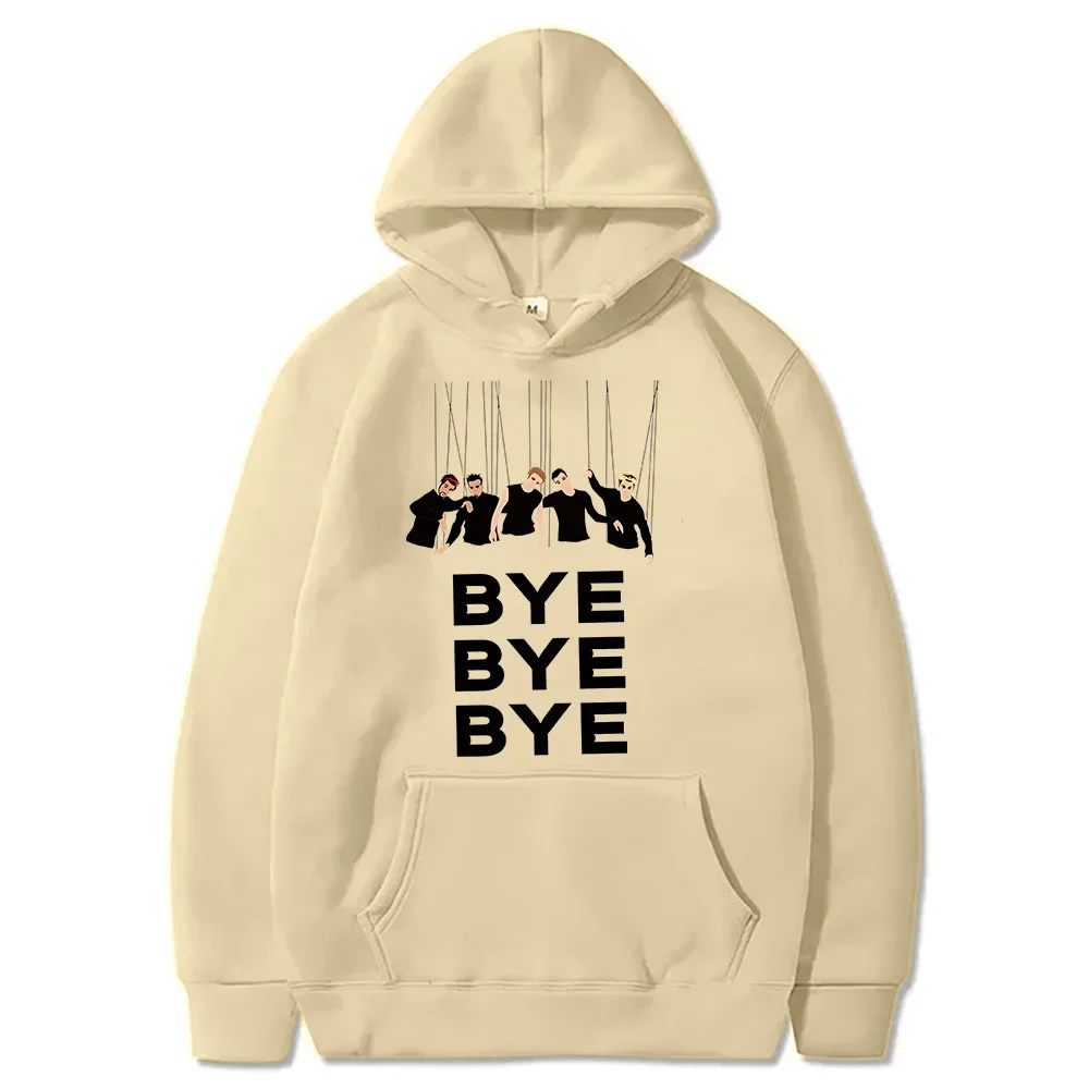 

Bye Bye Bye 'NSYNC Hoodie Graphic Oversized Long Sleeve Sweatshirt 90s Vintage Clothes Men/Women Versatile Pullovers Comfortable