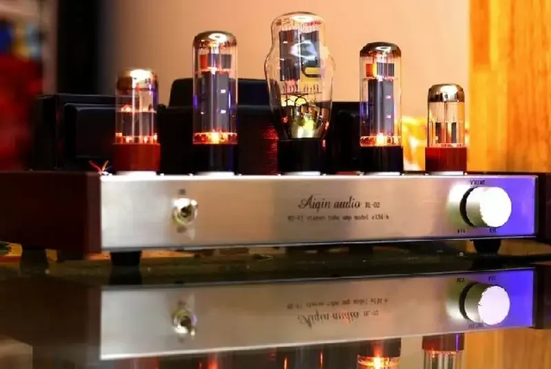 El34 single-ended manual shed pure bile machine hifi fever audio tube power amplifier