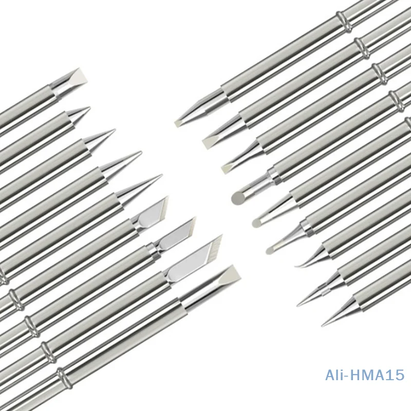 Pontas De Ferro De Solda Elétrica, Ponta De Ferro Série T12 para Hakko FX951 STC e STM32, Estação De Solda OLED, T12