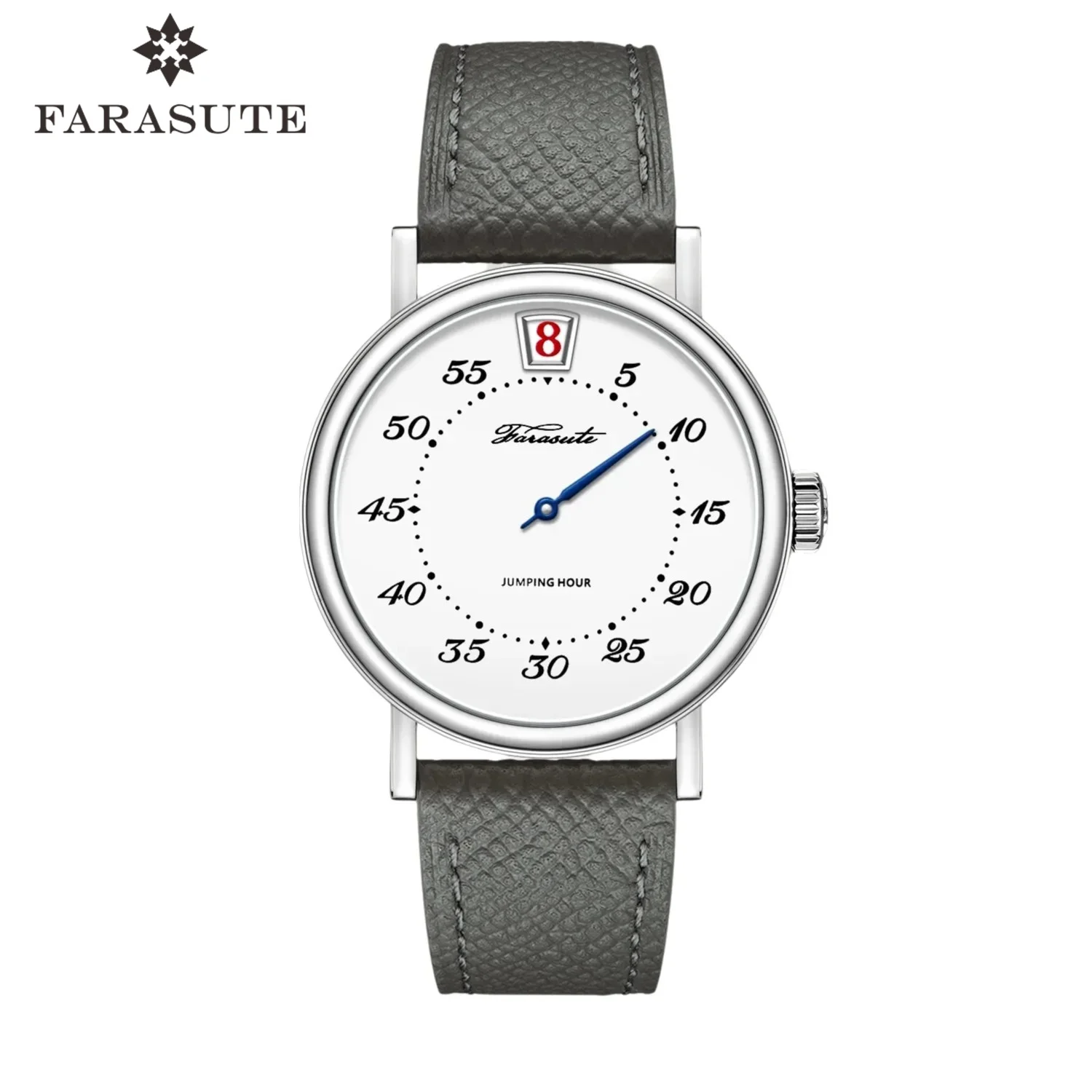 

FARASUTE автоматические механические мужские часы, роскошные деловые часы для прыжков, механизм чайки, сапфировые водонепроницаемые часы из нержавеющей стали