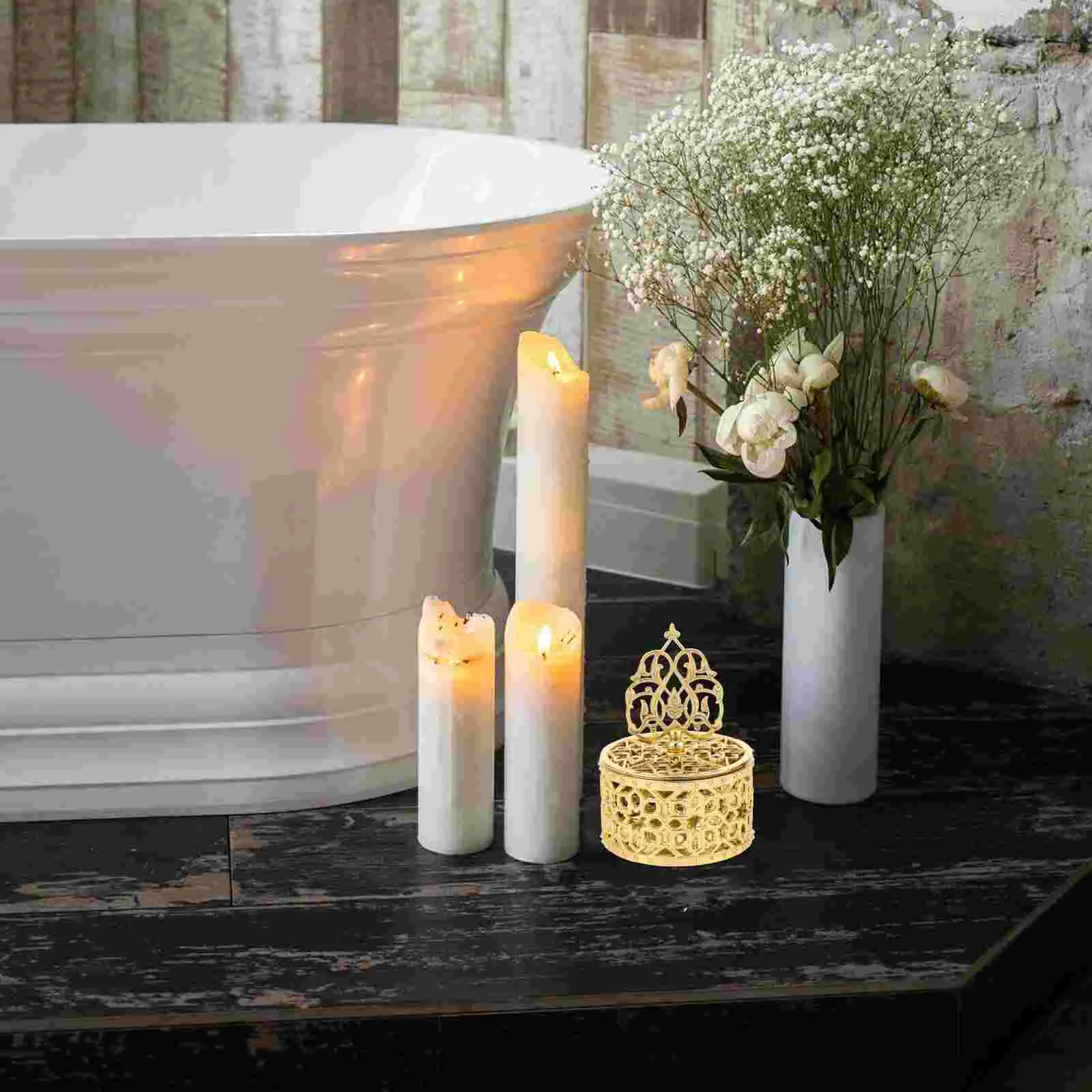 

12 Pcs Burner Shape Storage Boxes Festive Candy Gift Packaging European Style Candy Containers Party Favor Boxes
