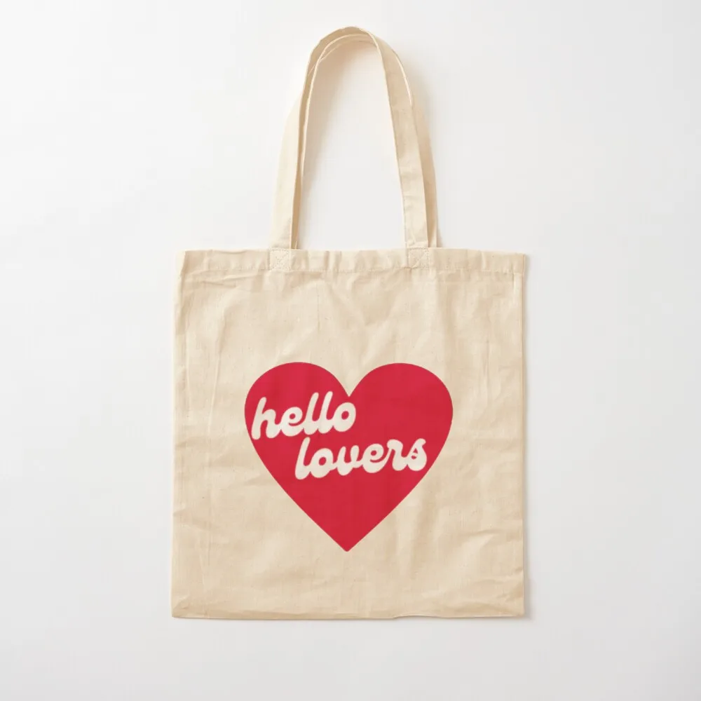 hello lovers Tote Bag tote bag canvas tote bag women Woman shopper Women's shopper