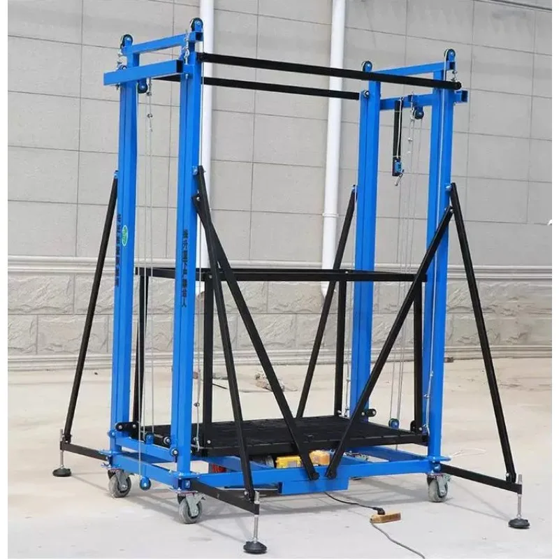 

Foldable Construction Indoor Outdoor Renovation Automatic Lift Electric Scaffold Mobile Lift Platform