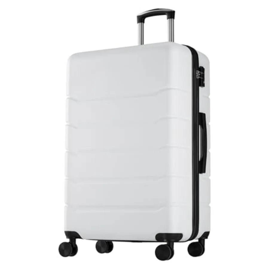 

ch Luggage, Hardside Checked Suitcase with Spinner Wheels, Lightweight ABS Hard Shell Travel Luggage, TSA Approved Lock, Expand