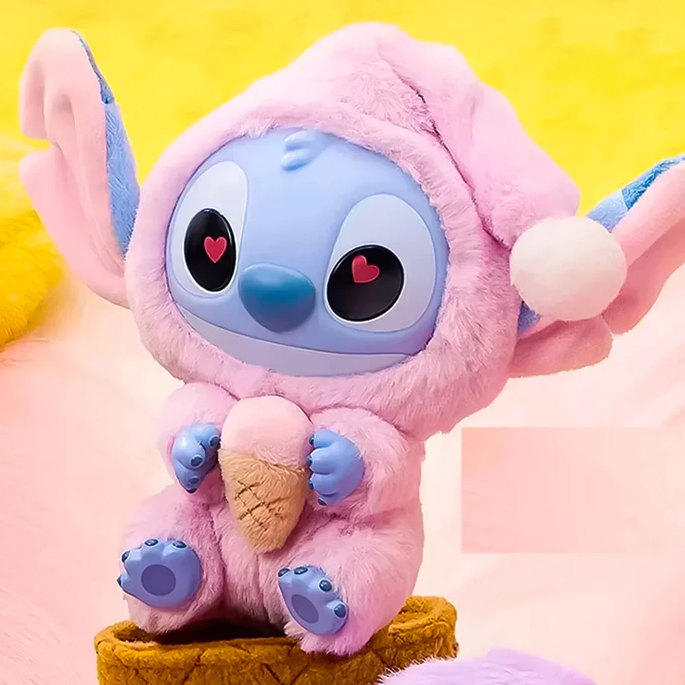 2026 HOT New Stitch Eat Some Thing Before Sleep Series Vinyl Blind Box Bag Pendant Cute Plush Doll Mystery Box Toy SurpriseGifts