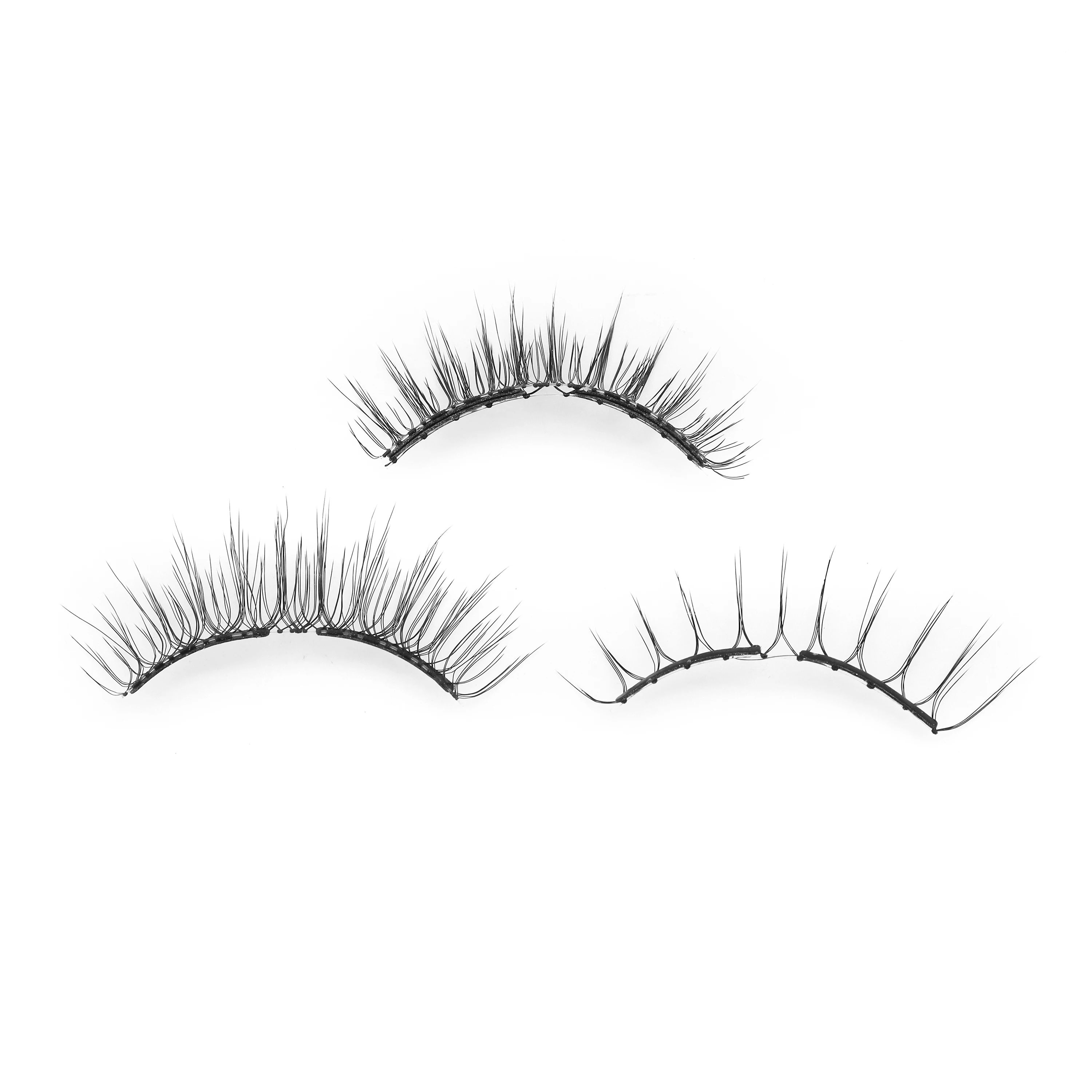 DINGSEN Weiche magnetische Wimpern mit Kleber-Set, wiederverwendbare magnetische Wimpern, Pinzetten-Set, Wimpern, handgefertigt, 3D-natürliche magnetische Pinzette – Detail 17