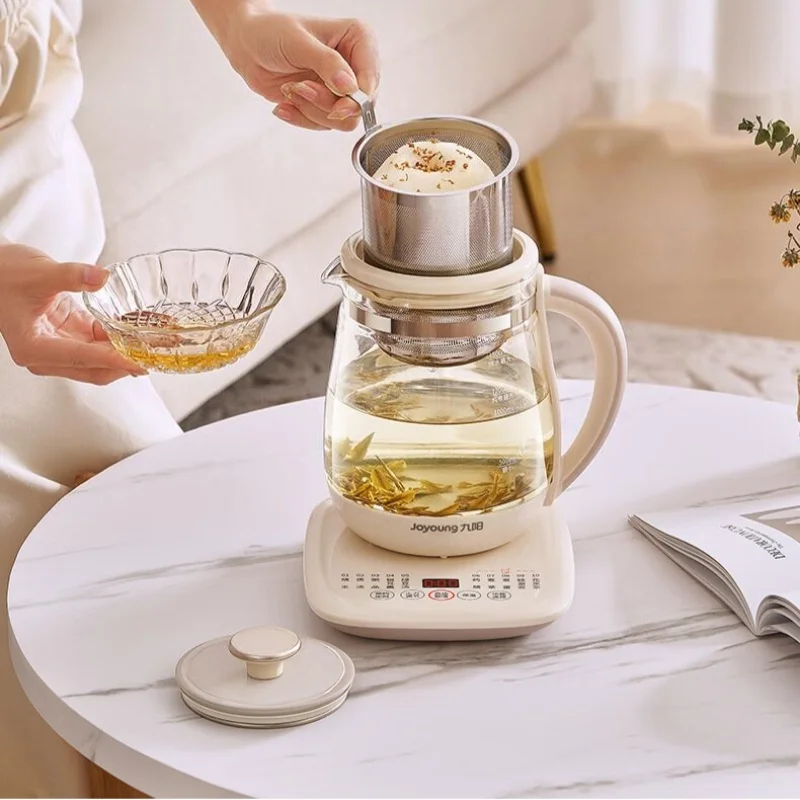 Joyoung 1.5L غلاية كهربائية زجاج Chaleira Elétrica تسخين سريع الحرارية الحفاظ على الصحة وعاء الشاي تخمير غلاية 220 فولت إبريق الشاي