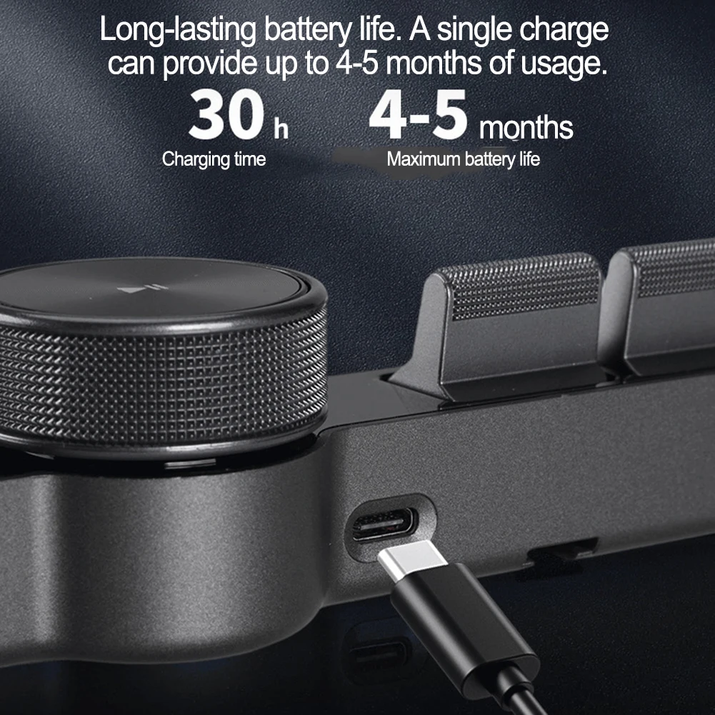 

Car Controller Multimedia Remote Control Button with LED for Navigation Player Compatible with Car DVD Systems