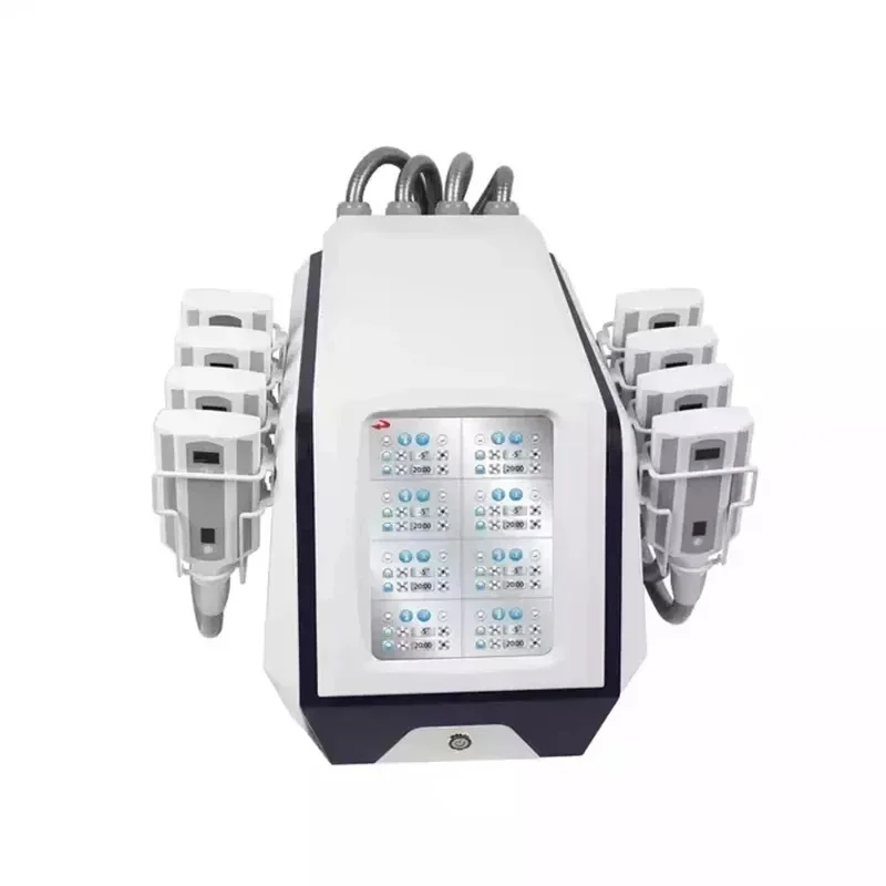 2026 Professional Fat Removal and Weight Loss Machine with 8 Hands Diamond Ice Cold Pad for Body Shaping