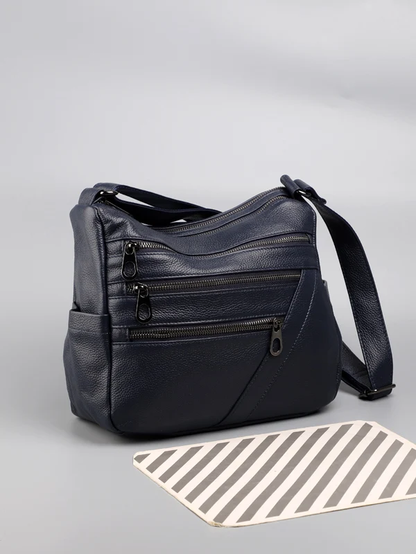 

Large Capaci Genuine Leather oulder Bag for Women Crossbody Bag Top Layer Cowhide Retro Artistic Sle Casual Leisure