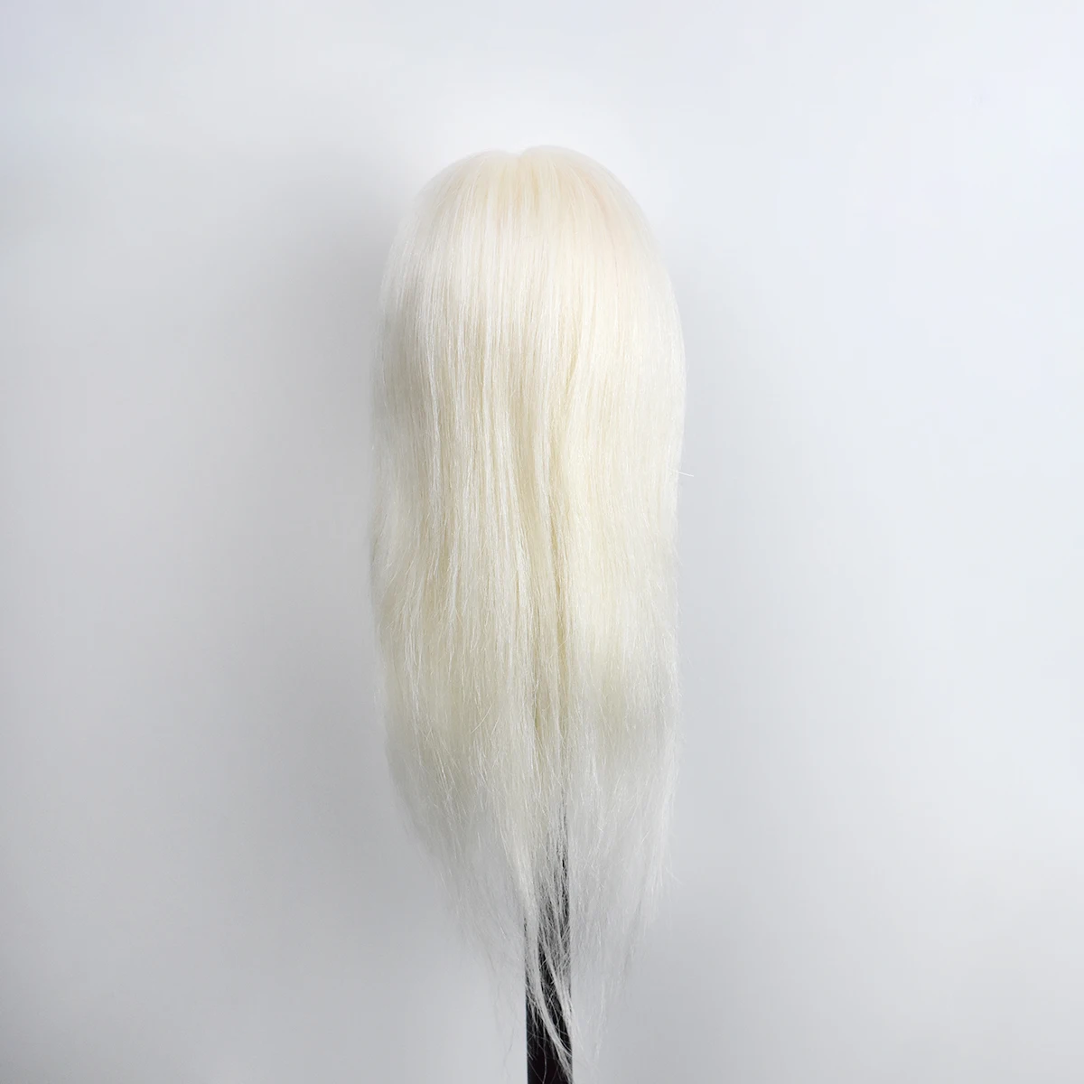 Mannequin-Head  40CM 16'' 100% White Goat Hair Hairdressing Mannequin Doll Head for Hairdressers