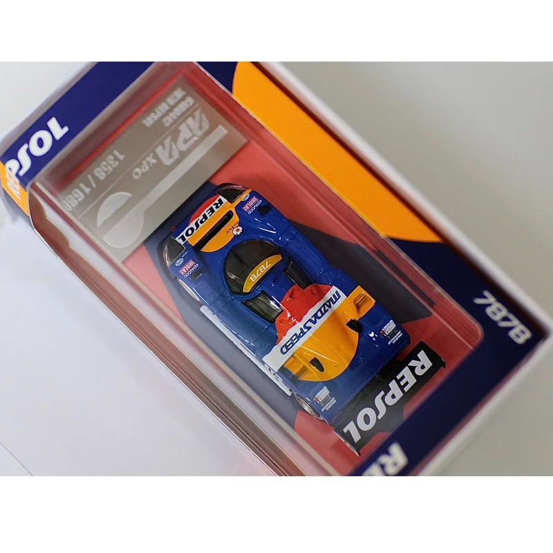 Bmc 1/64 787b repsol apaxpo liga veículo de motor brinquedo fundição modelo de metal coleção menino presentes de natal