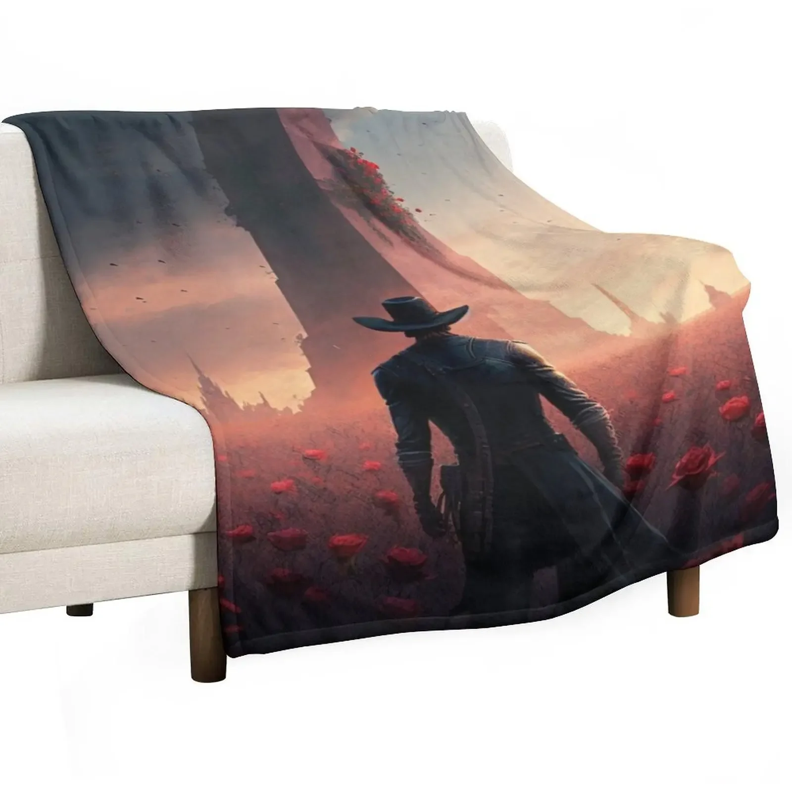 

the gunslinger Throw Blanket Comforter Moving Blankets