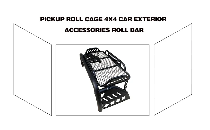 Pickup Truck Cargo Rack 4x4 Exterior Accessories For Isuzu Dmax Roll Bar