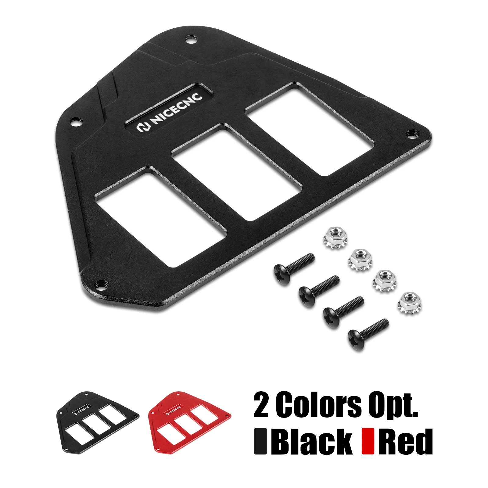NICECNC For Honda Talon 1000R Switch Plate Dash Panel Rocker Aluminum Alloy For UTV Talon 1000X/XS/RS 4 SXS