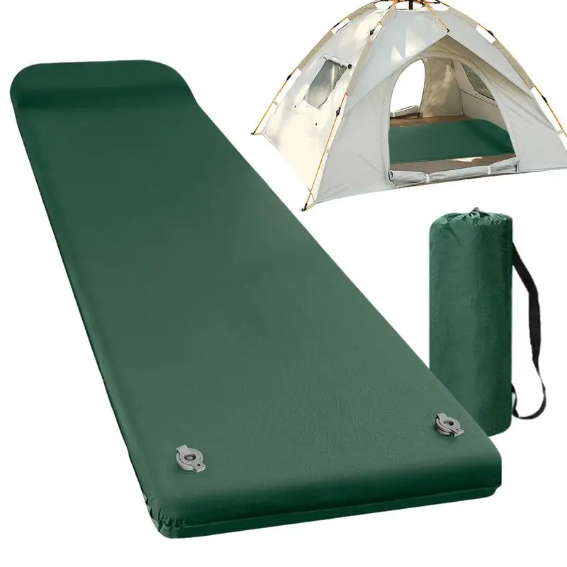 

Camping Sleeping Pad Soft Foam Outdoor Sleeping Mat With Pillow Camping Gear Portable Travel Air Bed For Tent Hiking Beach