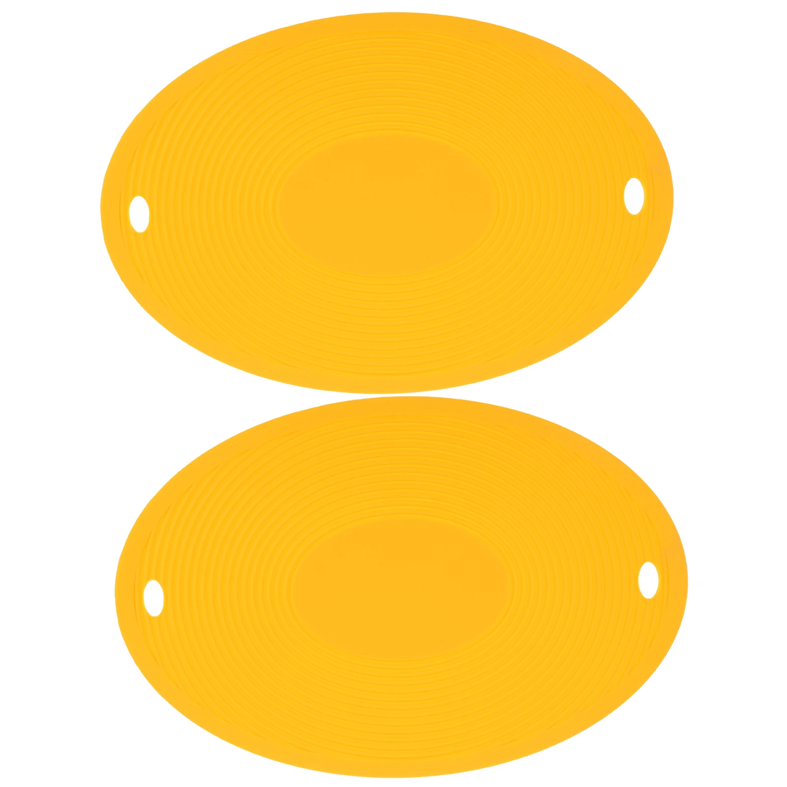 

2Pcs Heat Resistant Silicone Mat for Kitchen Non-Slip Trivet Hot Pot Holder Tableware Pad Silicone Coaster Kitchen Gadget