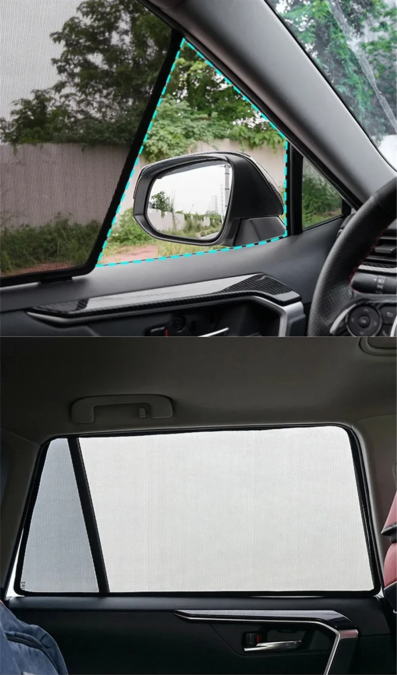 Sonnenschutzschild für Skoda Kodiaq 2016 2017 2018 2019 2020 2021 2022 2023 2024 2025 2026 Vorhang-Netz Frontscheiben-Vorhänge – Detail 4