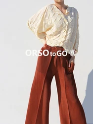 Button Up Shirt Loose Oversized Handmade Pleated Plaid Design for Women's Early Spring 2026 New Casual Shirt Niche Thin Jacket