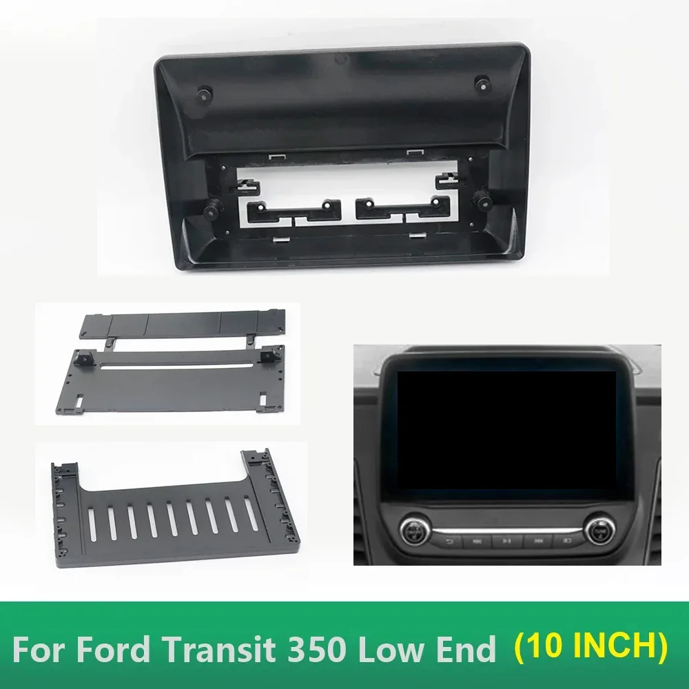 10 Inch Car Frame Fascia Adapter Android Radio Dash Fitting Panel Kit For Ford Transit 350 Low End 2020-2021