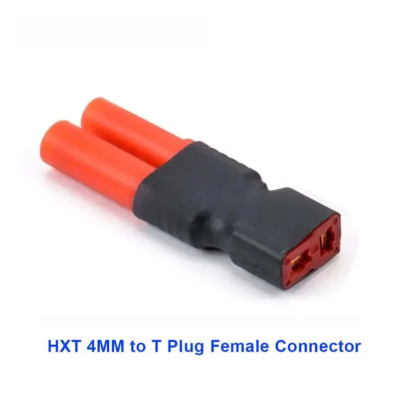 2PCS 4.0 Sheathed T-plug adapter Silicone wire model aircraft remote control accessory balanced charging plug