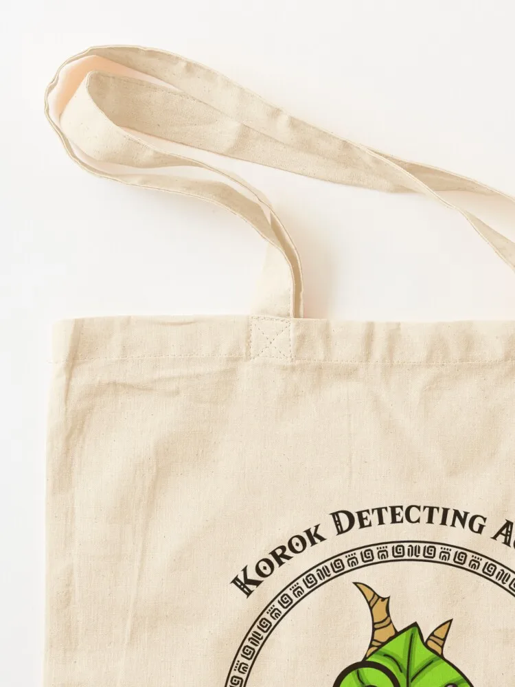 Korok Detecting Agency Tote Bag Reusable bags woman shopping bag custom canvas bag supermarket folding