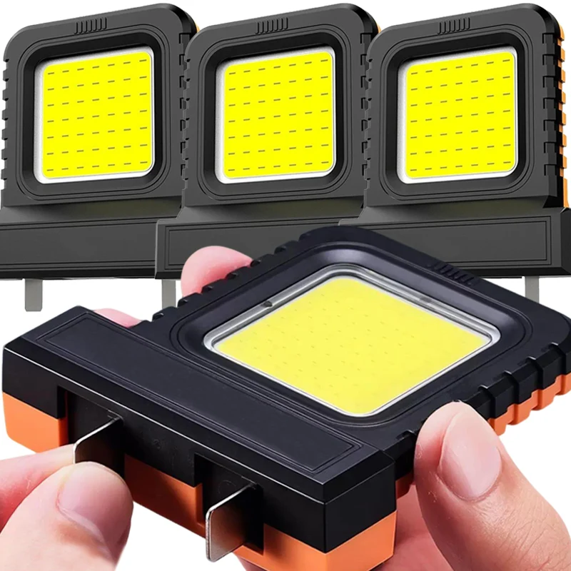 

5-1Pcs Portable LED Work Light Adjustable Plug Camping Light Led Flashlight Torch Mini Lights Outdoor Car Repair Lamp Supply