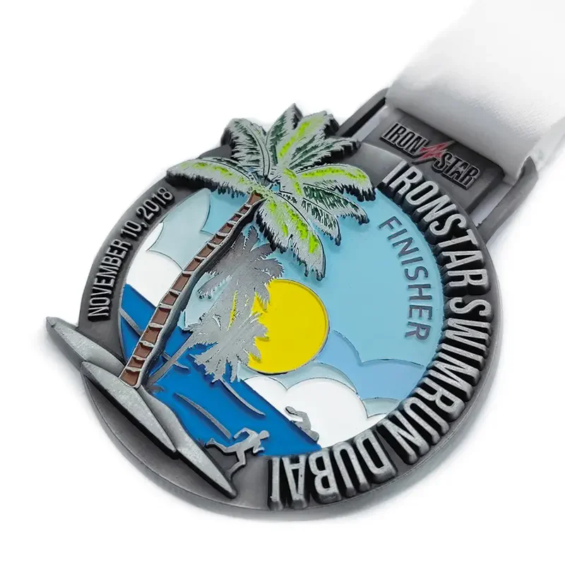 

Customized Personal Logo Sports Medals Hot Selling Metal Zinc Alloy Sports Competition Medals