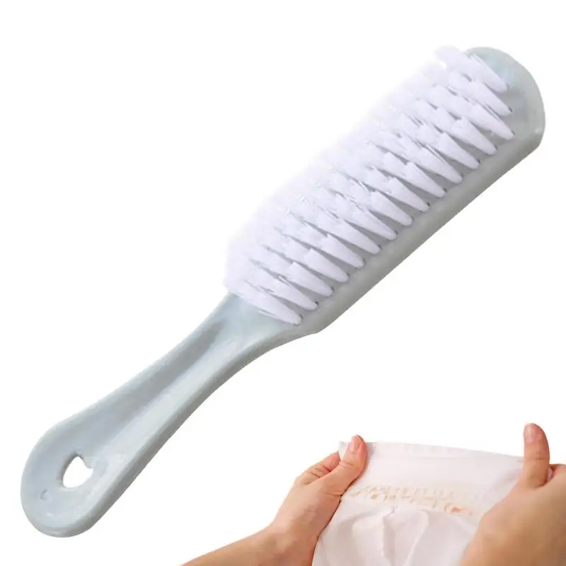 Multifunctional Shoe Brush Sneaker Cleaner Curved Handle Easy To Suspend Not Easy To Break Perfect For Cleaning Shoes Clothes