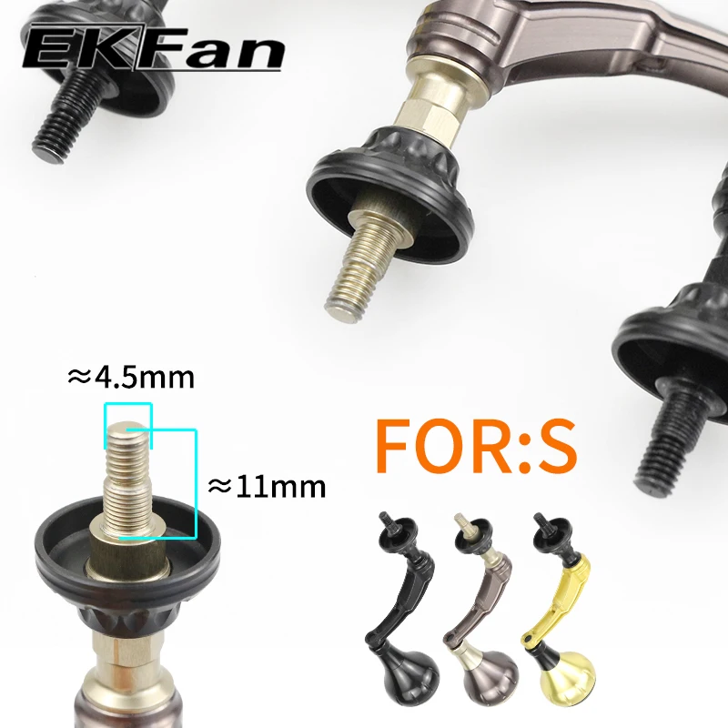 EKFan 52MM Screw in Spinning Fishing Reel power handle for SHI/DAI 1000-3000 series threaded interface Fishing gear accessory