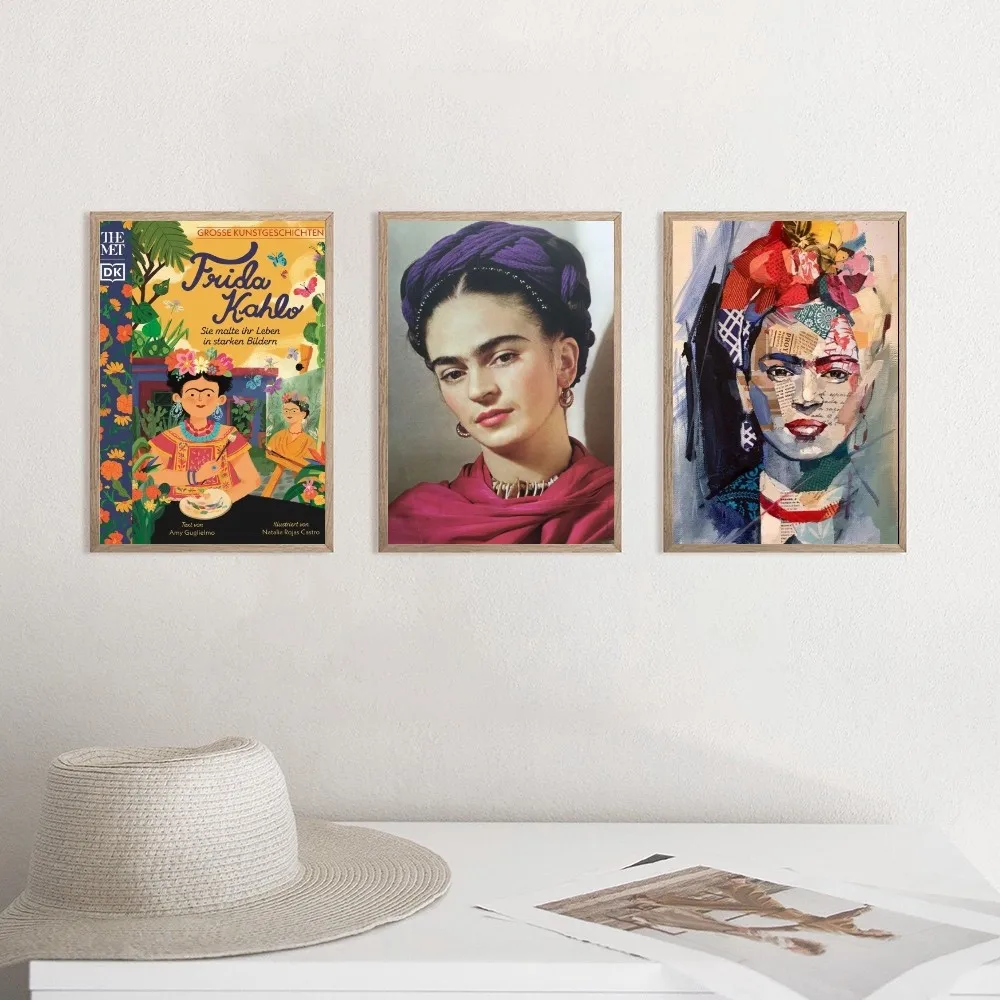 1pc Frida Kahlo Poster Wall Art Home Decor Room Decor Digital Painting Living Room Restaurant Kitchen Art