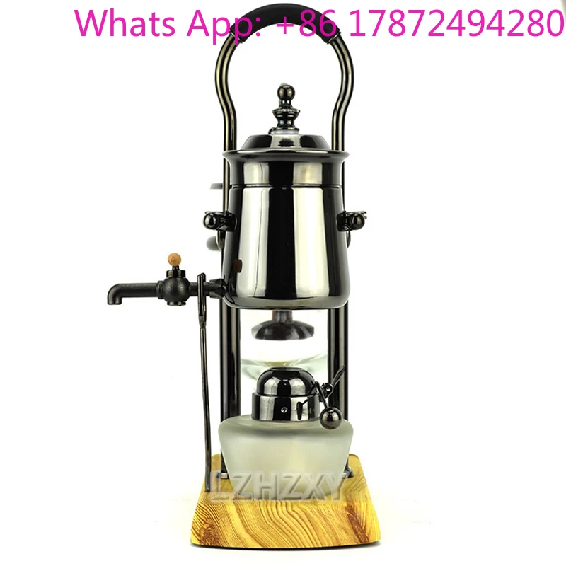 Household Belgium Kettle Royal Siphon Distillation Coffee Machine, Coffee Suit Drip Type Manual Pot Belgian Coffee Maker