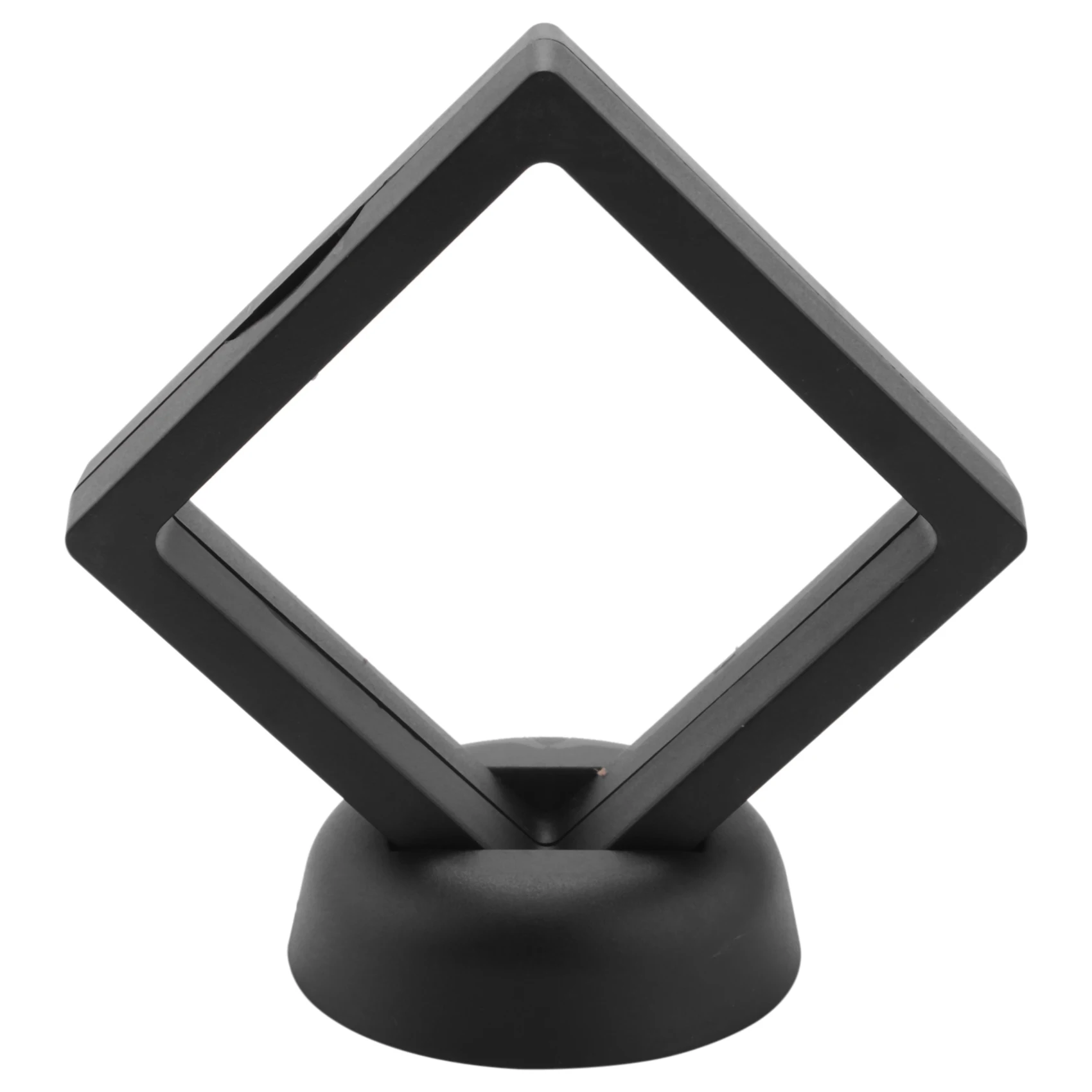 

Coin Display Box - Set of 10 3D Floating Frame Display Holder with Stands for , AA Medallions, Jewelry, Black, 2.75 x 2.75 x