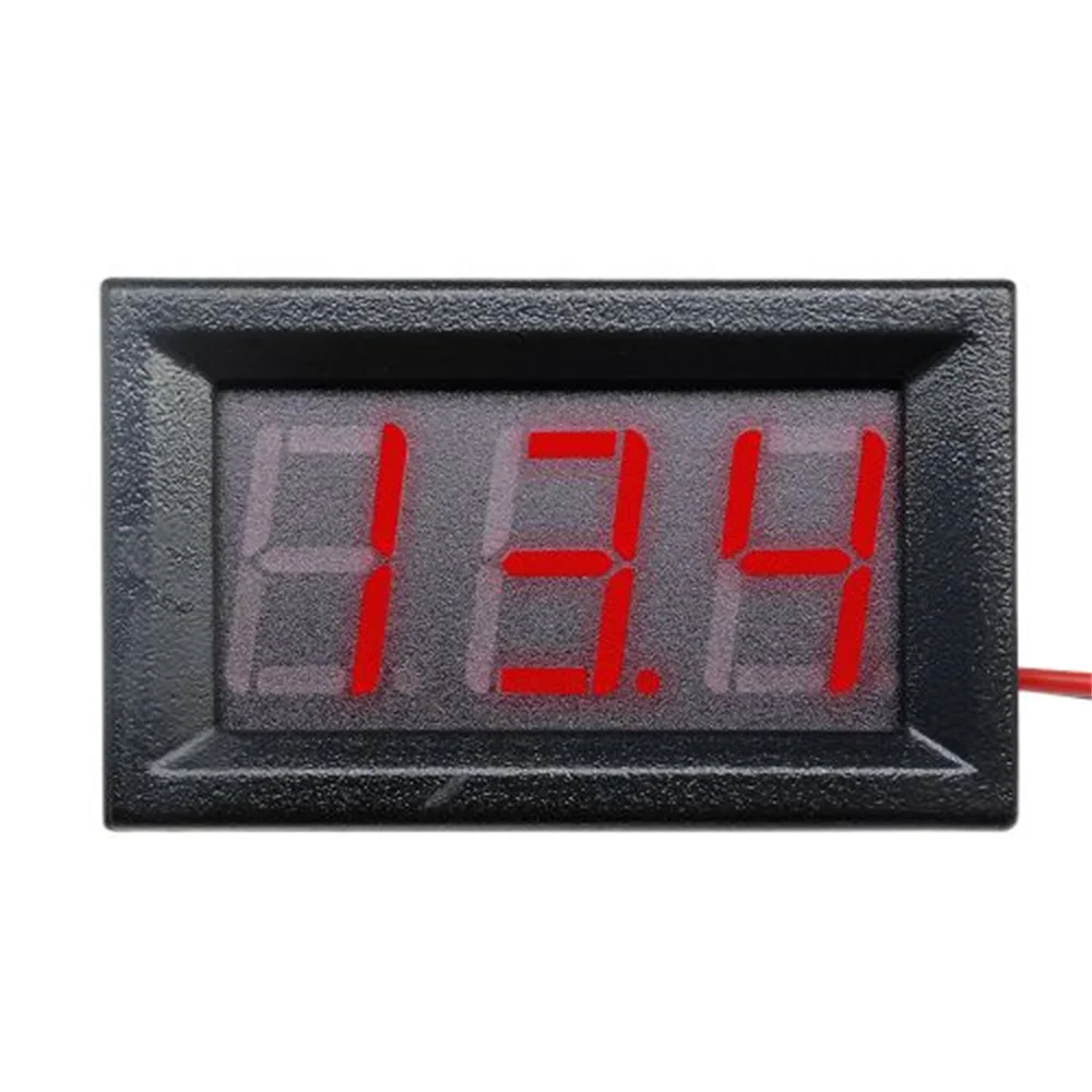 0.56 inch DC 4.5V-30V 2-Wire Mini Gauge Voltage Meter Voltmeter LED Display Digital Panel Voltmeter Meter Detector Monitor Tools