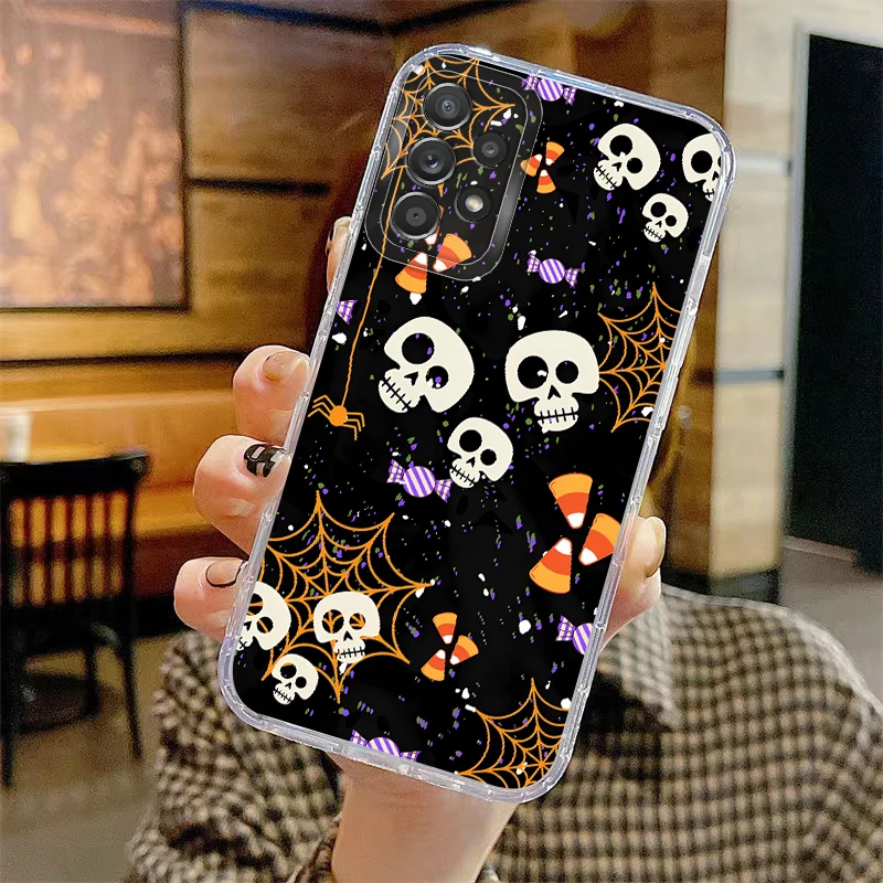เคสโทรศัพท์ลายผีฮาโลวีนสุดเท่สำหรับ Samsung Galaxy A55 A23 A15 A14 A56 A36 A13 A34 A35 A26 A24 A33 A73 A54