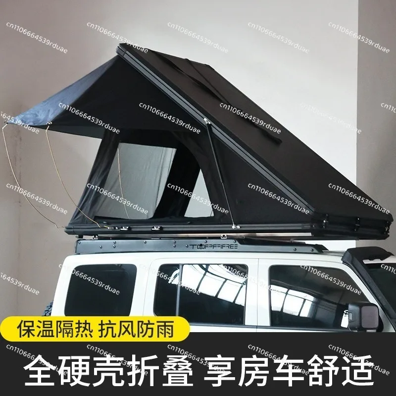 Roof tent automatic aluminum triangle tent camping