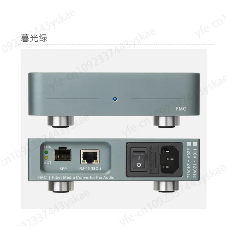 fiber optic transceiver constant temperature crystal oscillato FMC audio HIFI fever Ethernet network purifier