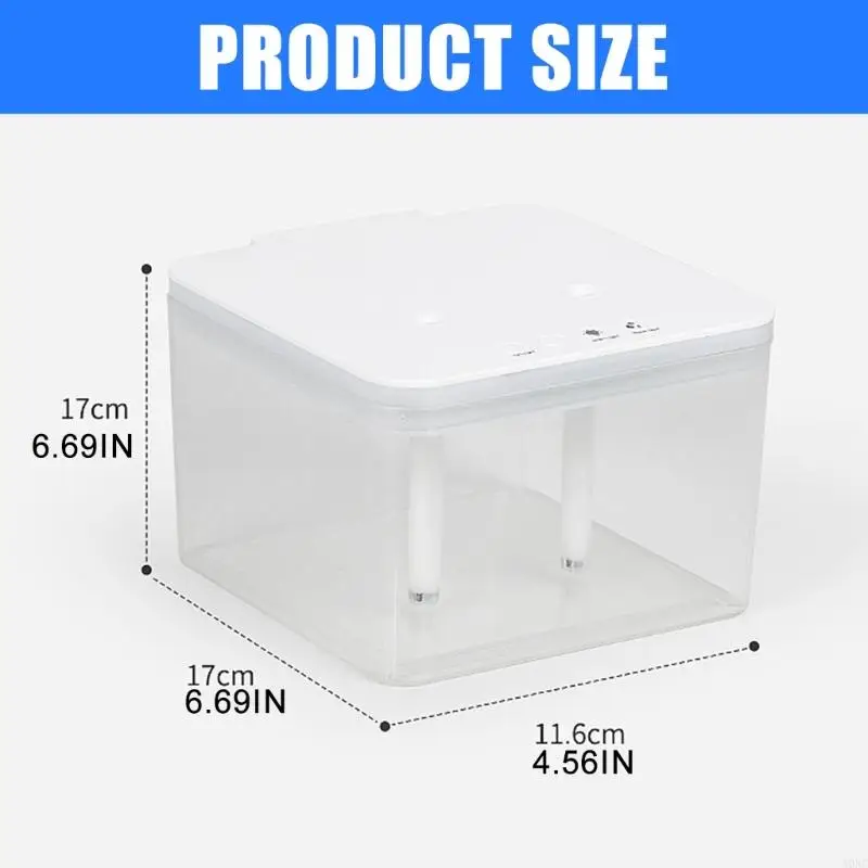 A0NC 4L Công suất lớn Máy tạo độ ẩm gấp đôi Độ ẩm cho thấy Phòng ngủ Hiển thị phòng ngủ