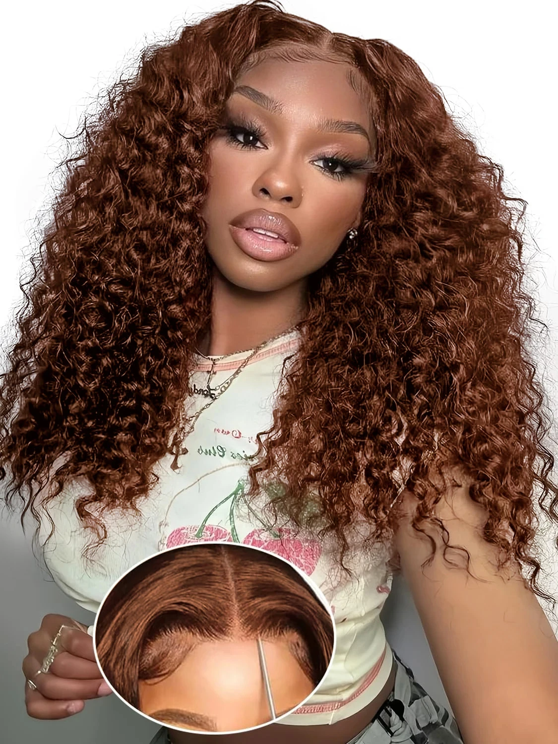 

250 Density Chocolate Brown Water Wave Wigs 13x6 Deep Wave Lace Frontal Human Hair Wig 22 36Inch Colored Curly 13x4 Lace Front Wig