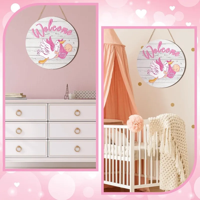 لافتة باب للأطفال الأولاد - إكليل ترحيب للجنسين، ديكور مزرعة خشبي ريفي لاستحمام الطفل، ديكورات حفلات الشرفة