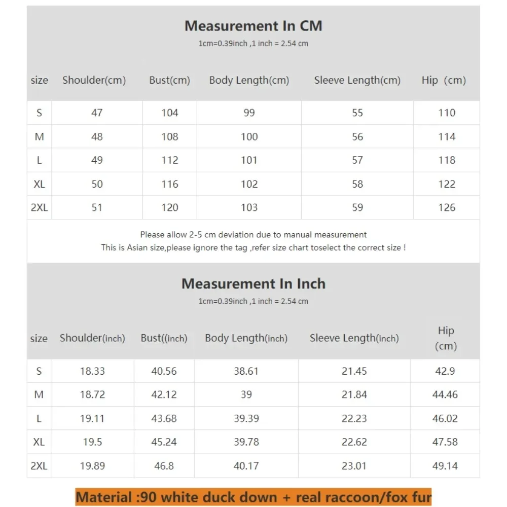 Nuevo invierno 2024 cálido 90 plumón de pato blanco mujer con capucha larga chaqueta acolchada de piel de zorro Natural abrigo de piel auténtica para mujer fría