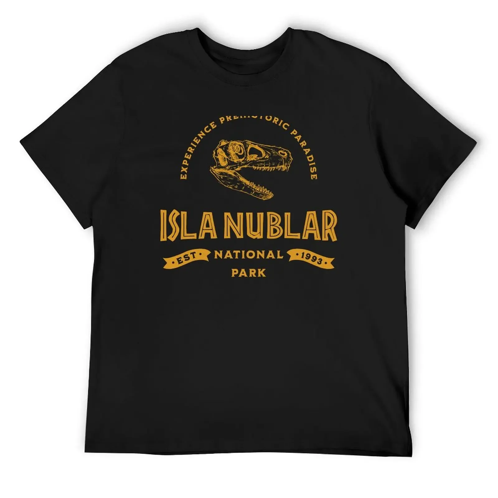 

Isla Nublar National Park Est. 1993 T-Shirt cotton graphic tees cute tops gifts for boyfriend plain t shirts men