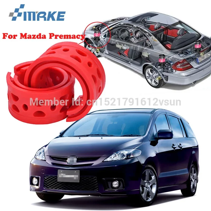 smRKE For Mazda Premacy Front /Rear Car Auto Shock Absorber Spring Bumper Power Cushion Buffer