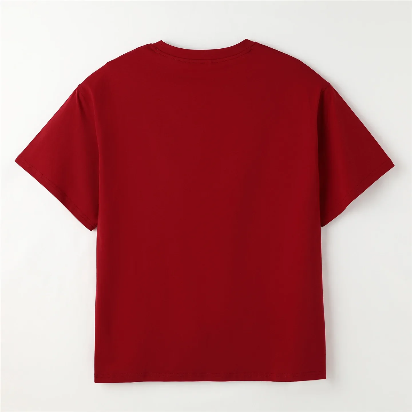 2026 Summer Family Matching Outfits Red Heart Print T-Shirt 3-4PCS Casual Family Photo Outfit for Mom Dad Kids Soft Cotton