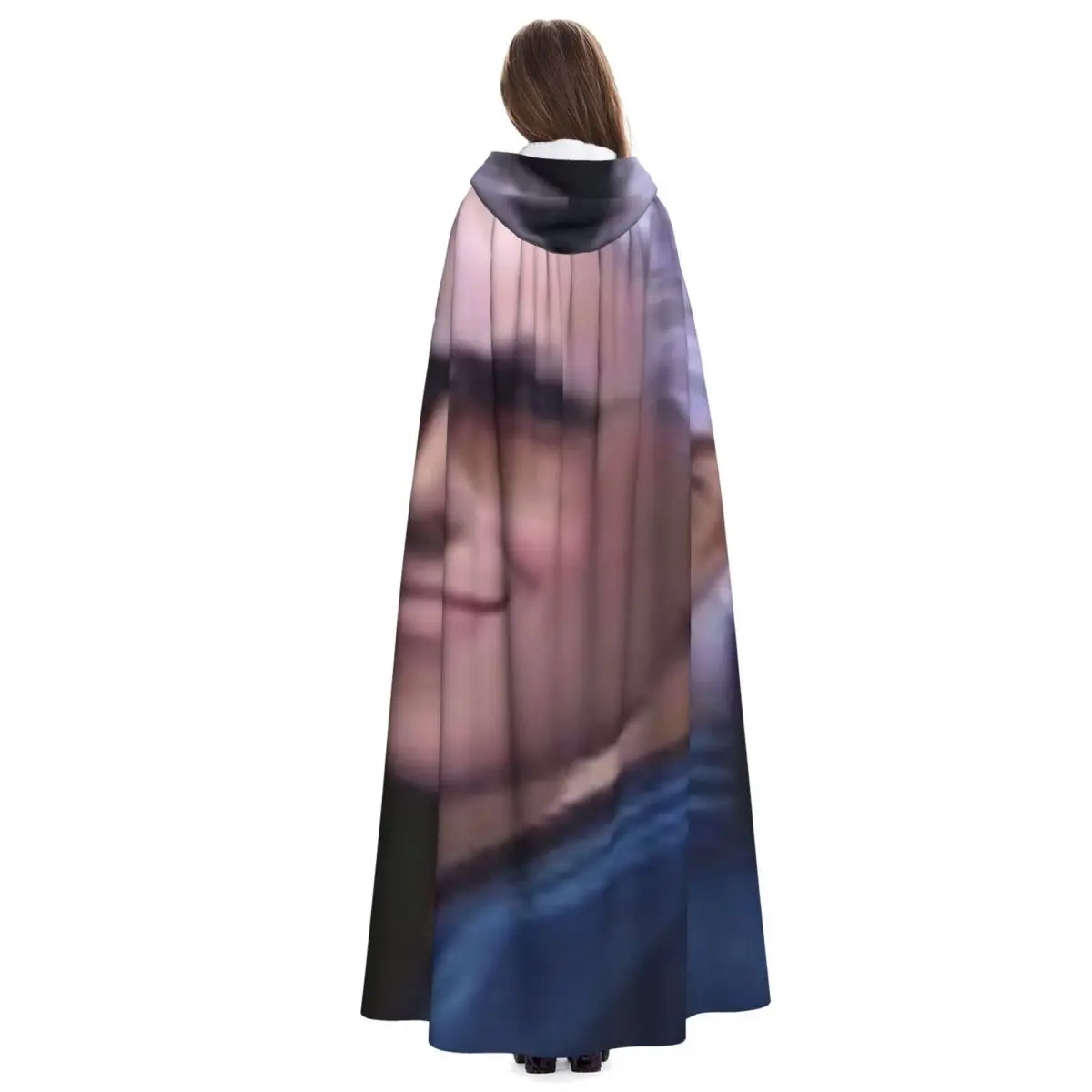 Vergil From The Devil May Cry Series Long Hooded Cloak Witch Medieval Costume Cosplay Cape HalloweenVampire Adult Unisex view 6