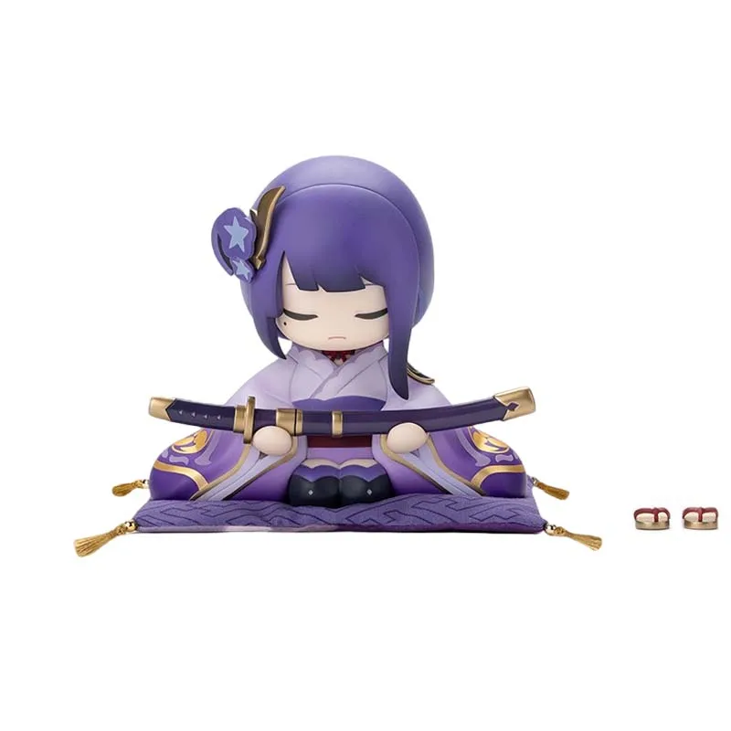 Genshin-figura de Anime de impacto de 10cm, juego periférico Raiden Shogun Beelzebul, figura de acción, decoración de escritorio, modelo de colección, juguetes, regalo