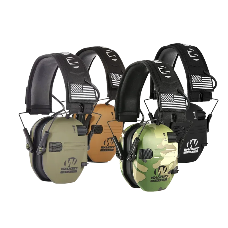 4PCS Electronic Shooting Earmuff Impact Sport Anti-noise Ear Protector Sound Amplification Tactical Hear Protective Headset