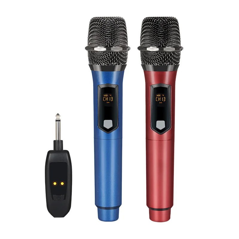 AOFO Wireless Microphone KTV Home Bluetooth Microphone Dual Microphone Sound System for Party, Karaoke, Home Entertainment